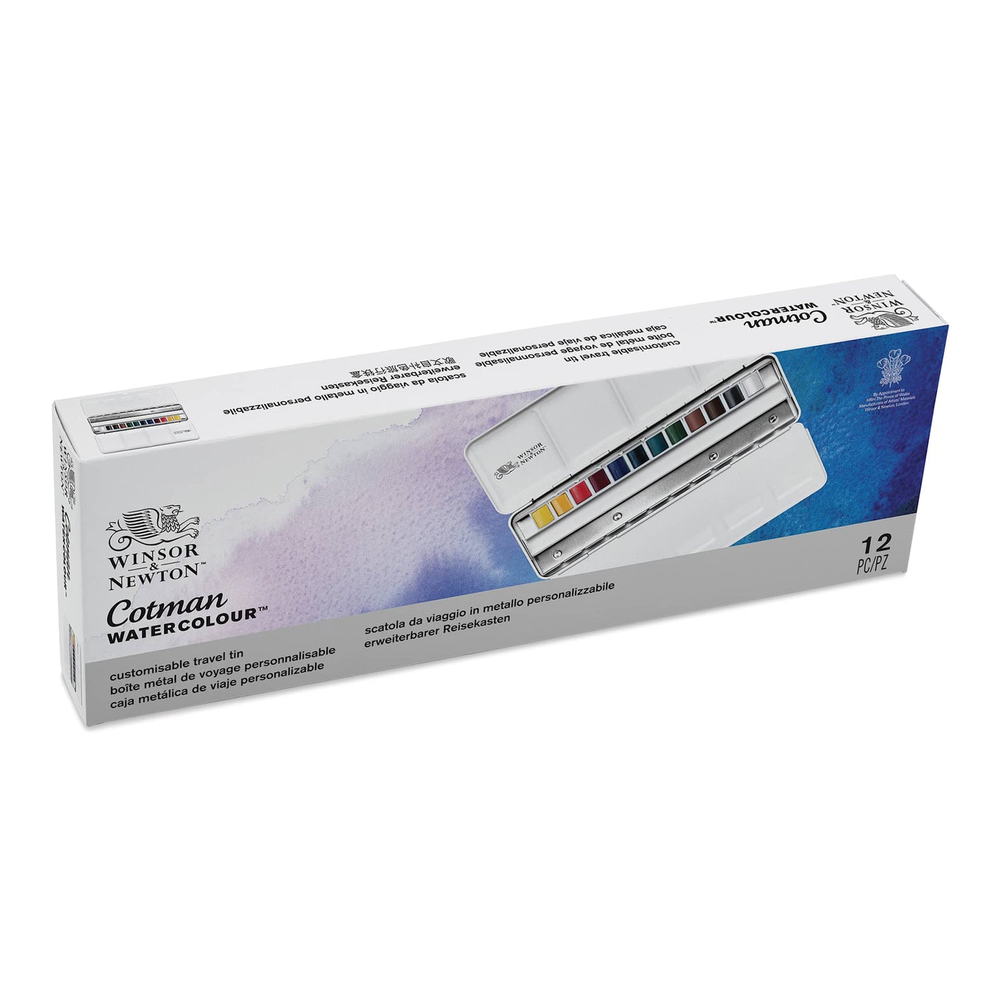 Winsor & Newton Cotman akvarellfesték készlet, 12x1/2 szilke