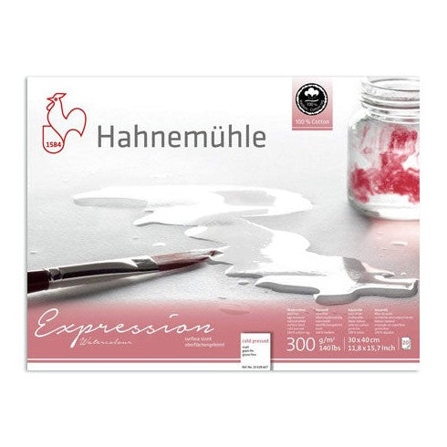 Hahnemuhle Fine Art Expression akvarell papír tömb - hidegen préselt