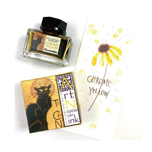 Kuretake Ink-Cafe Art Nouveau - üveges tinta, krómsárga