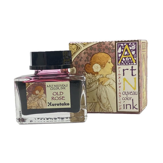 Kuretake Ink-Cafe Art Nouveau - üveges tinta, fáradt rózsaszín