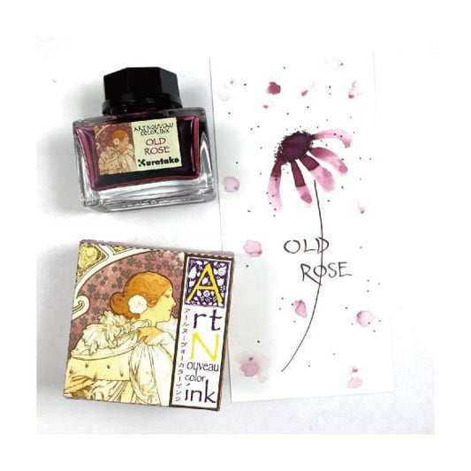 Kuretake Ink-Cafe Art Nouveau - üveges tinta, fáradt rózsaszín