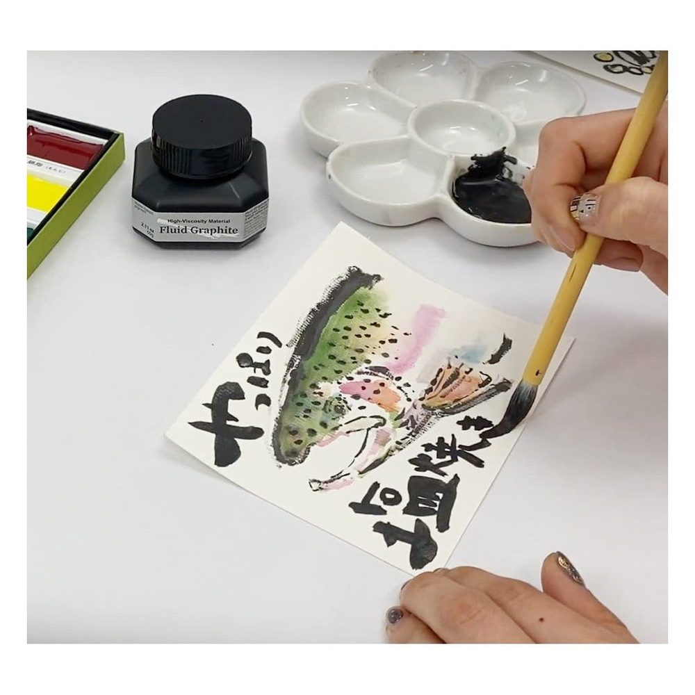 Kuretake folyékony grafit, 60ml