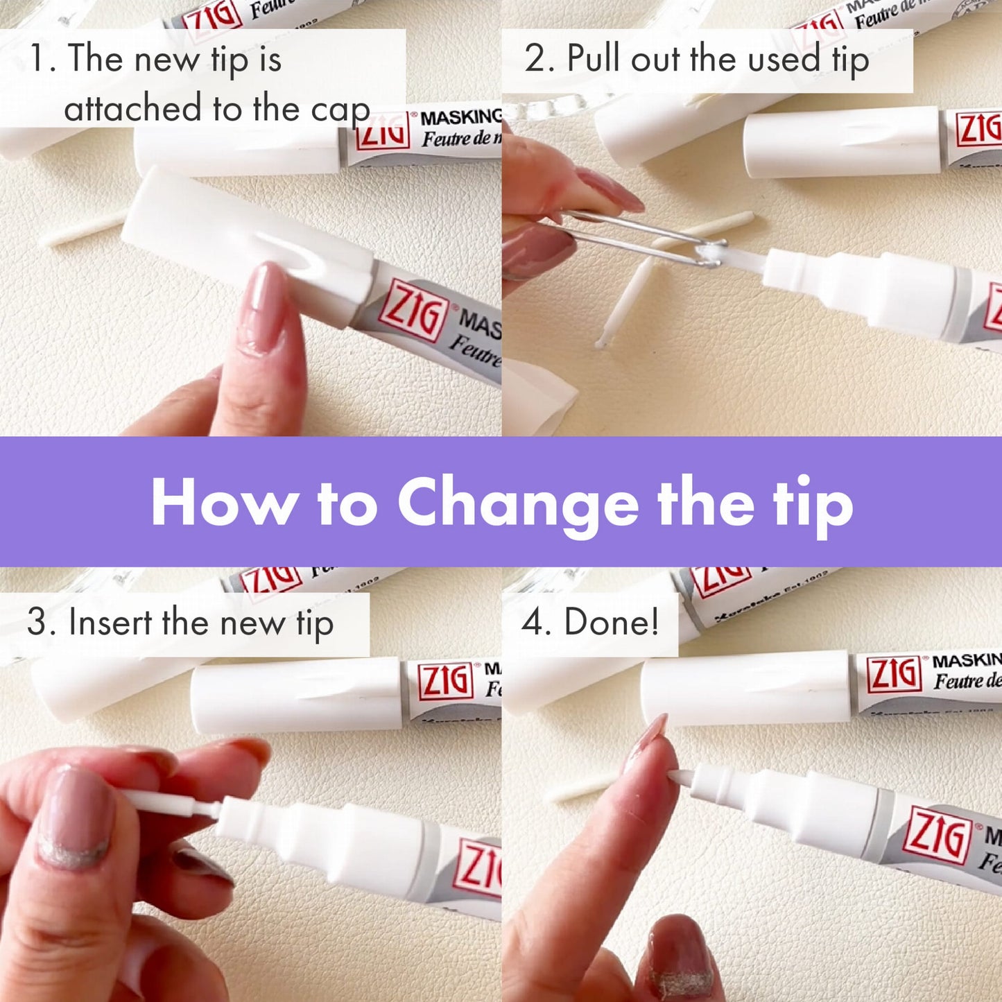 Kuretake ZIG Maszkoló toll akvarellhez - Medium 2mm