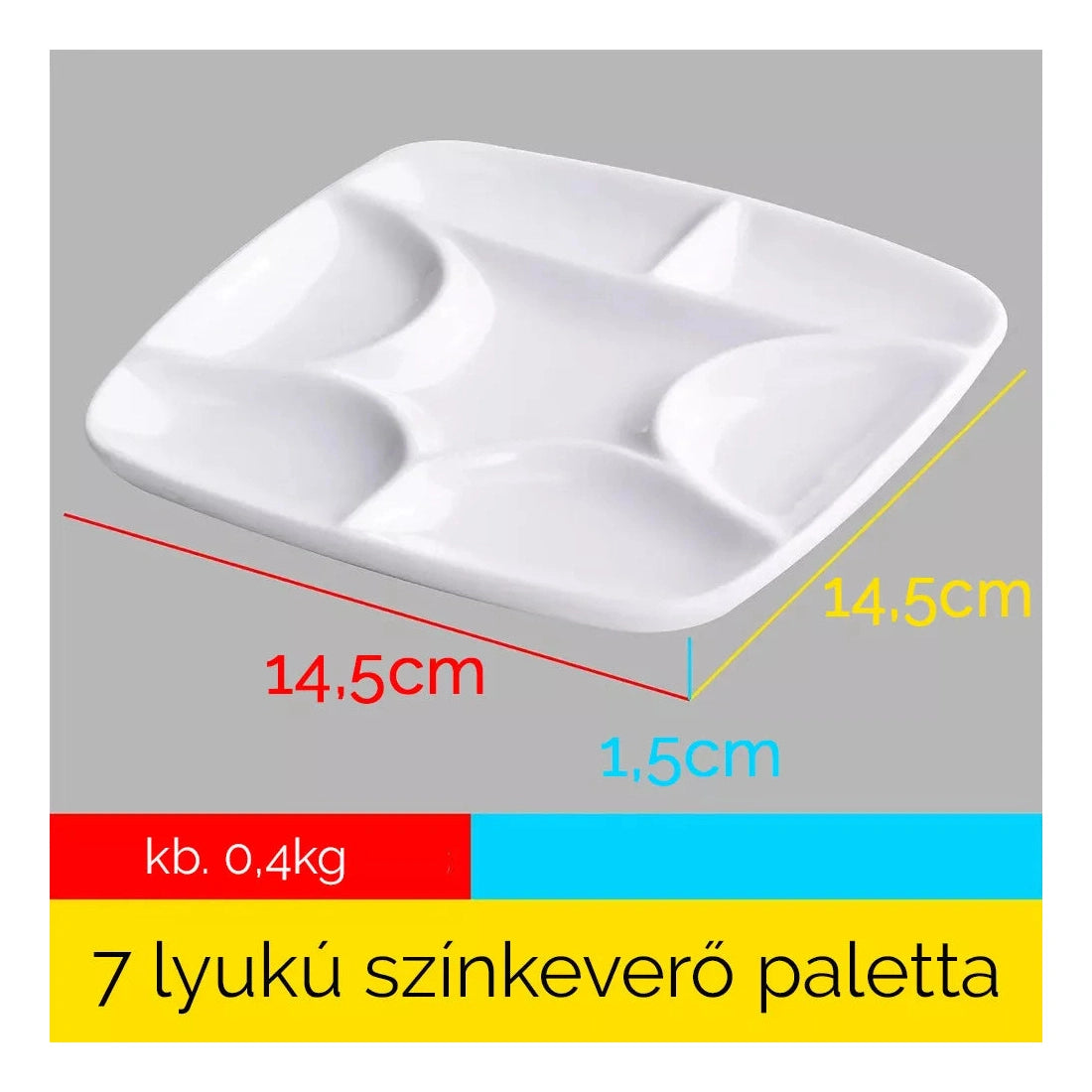 Meeden porcelán paletta