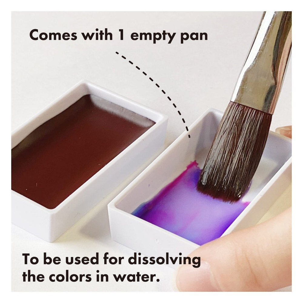 Kuretake Gansai Tambi granuláló akvarell festék készlet I. - 5 szín