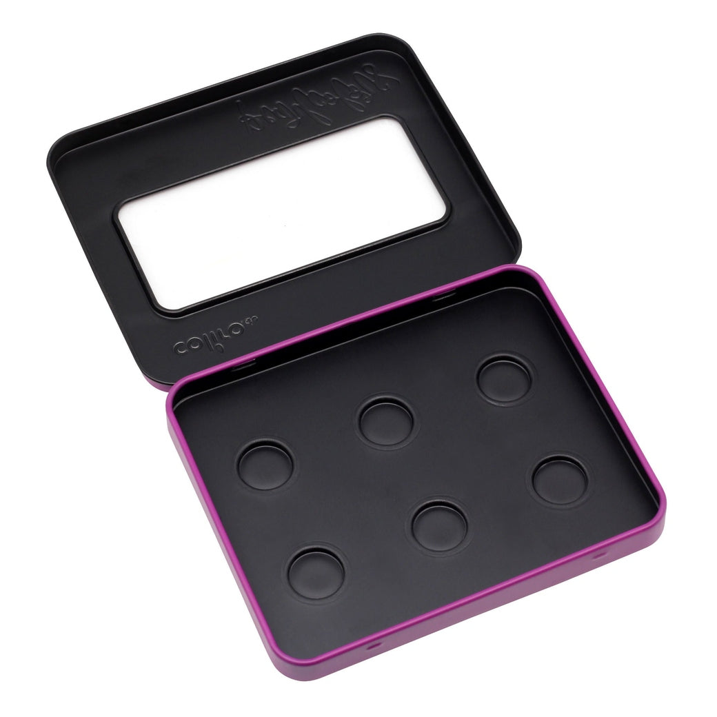 Coliro Pearlcolor fém szilketartó - 6 szilkéhez, lila