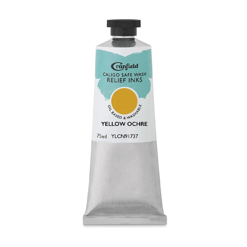 Cranfield Caligo Safe Wash Relief Ink - yellow ochre