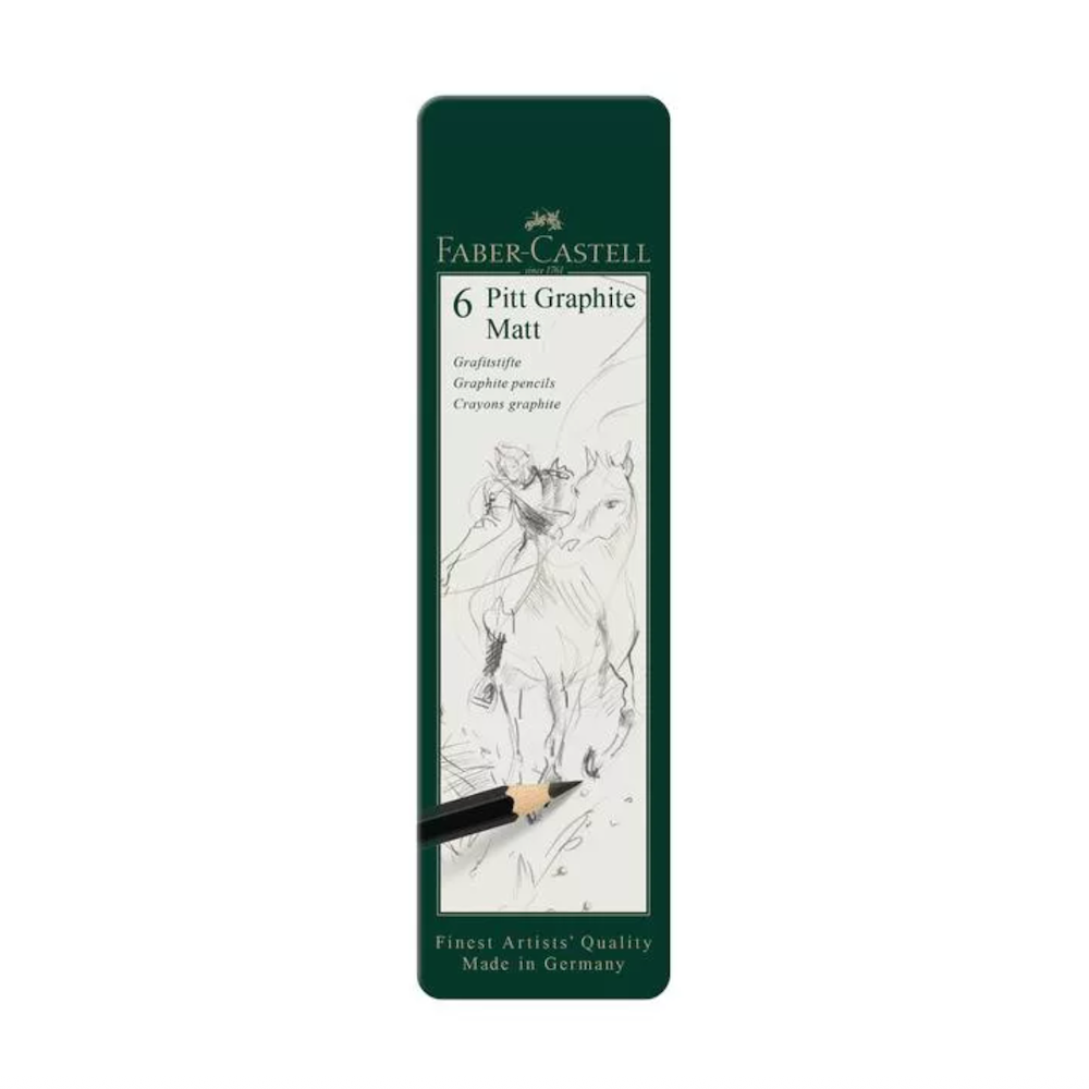 Faber-Castell Pitt Matt grafitceruza, 6db-os készlet
