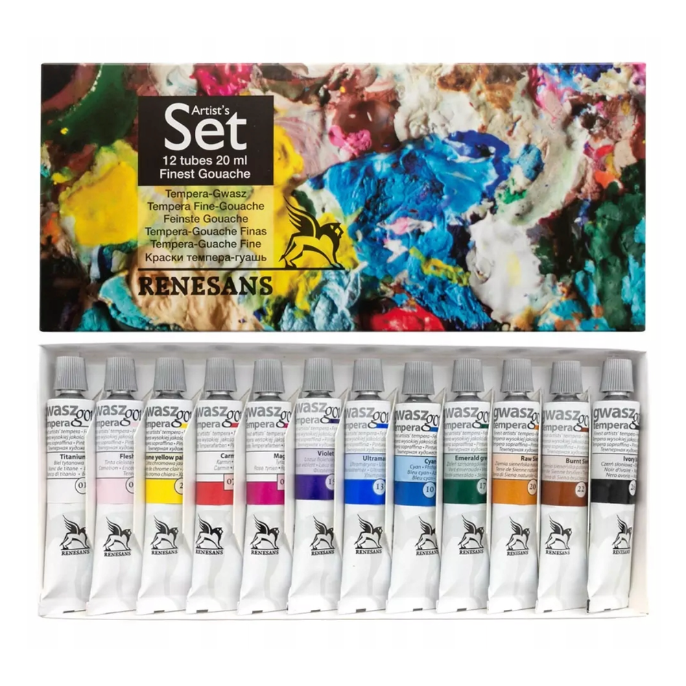 Renesans gouache festék szett 12x20 ml