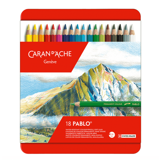 Caran d'Ache Pablo színesceruza készlet - 18 db