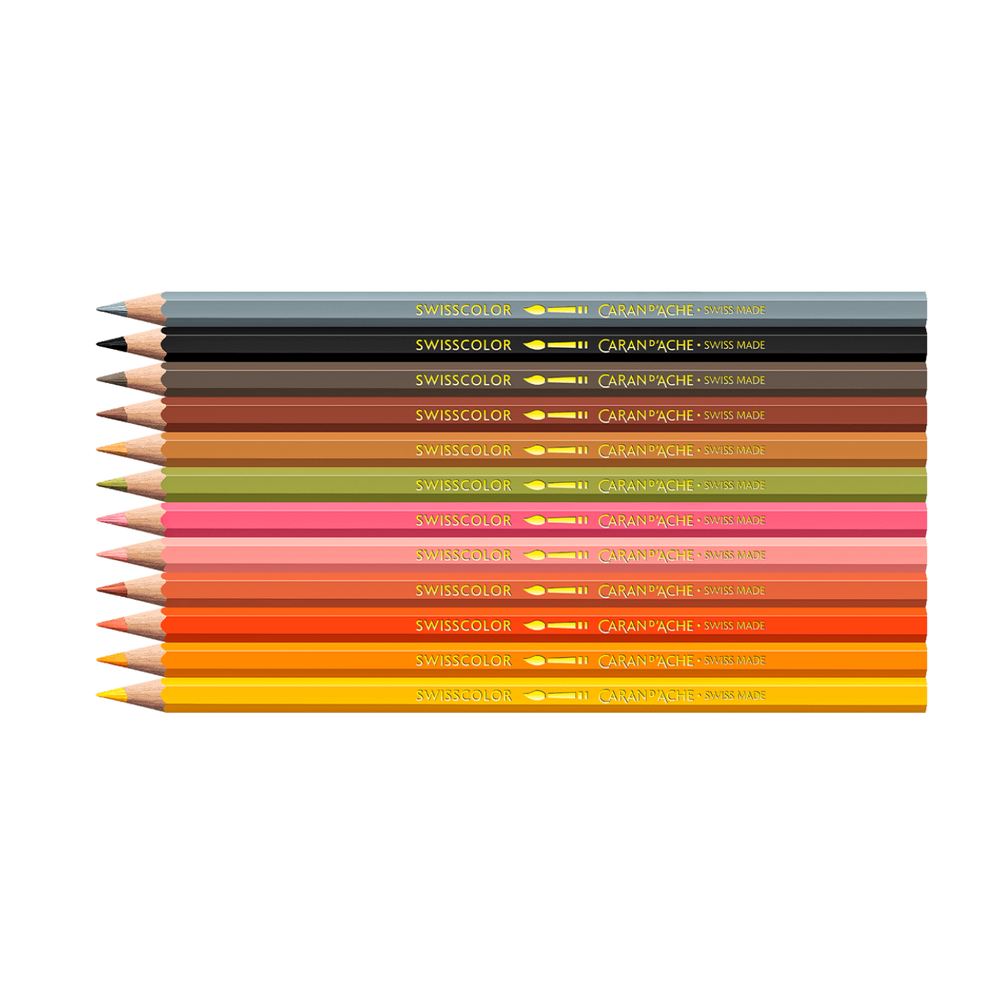 Caran d'Ache Swisscolour Kawaii akvarell ceruza szett - Cuki állatok