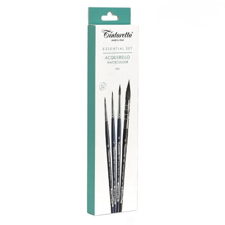 Tintoretto 9002 Acquerello Pro akvarell ecsetkészlet - 4db