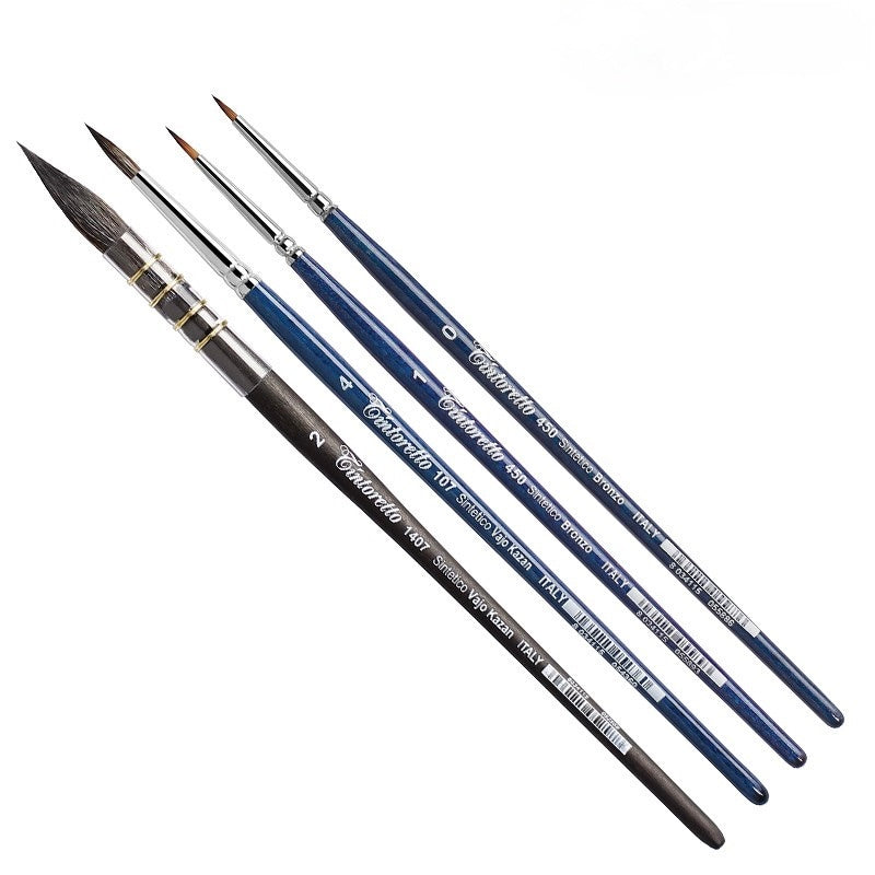 Tintoretto 9002 Acquerello Pro akvarell ecsetkészlet - 4db