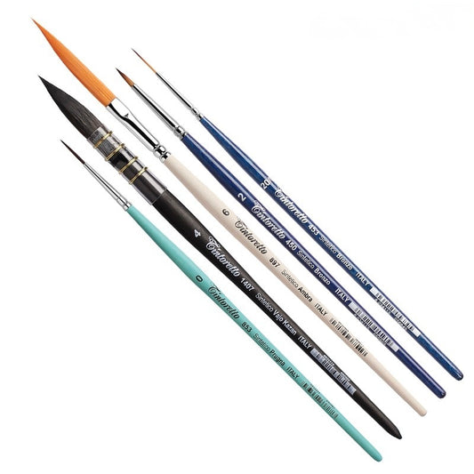 Tintoretto 9003 Acquerello Premium akvarell ecsetkészlet - 5 db