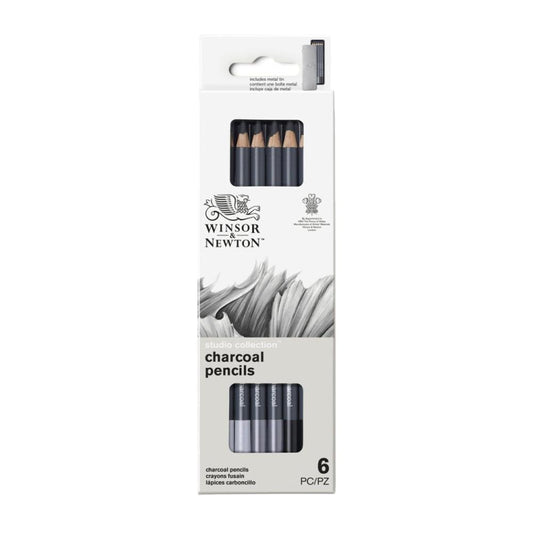 Winsor & Newton szénceruza készlet - 6 db