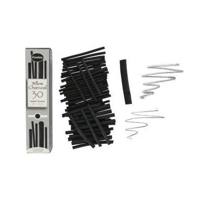 Coates természetes ágszén, 30 db, rövid darabok, 3-12 mm