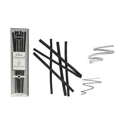 Coates természetes ágszén, 6 db, 5-6 mm