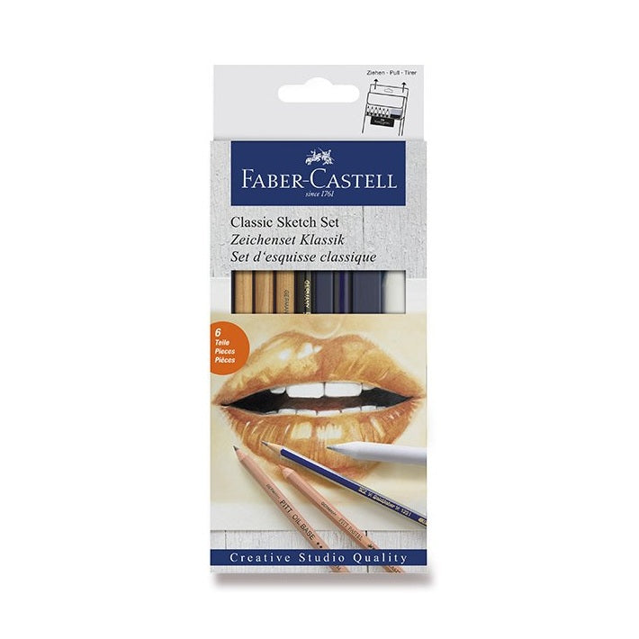 Faber-Castell Sketch rajzkészlet, 6 db