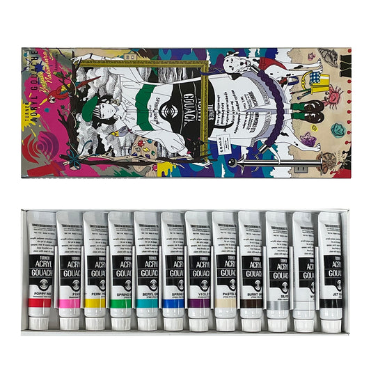 Turner Acryl Gouache Yusuke Nakamura akrilfesték készlet II. , 12x11 ml