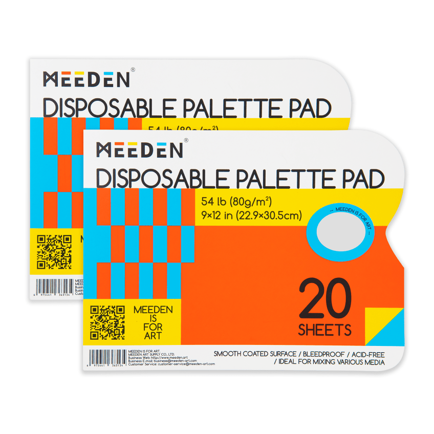 Meeden papír paletta, 23x30cm, 20 db