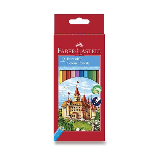 Faber-Castell színes ceruza készlet, papírdobozos - 12 db-os