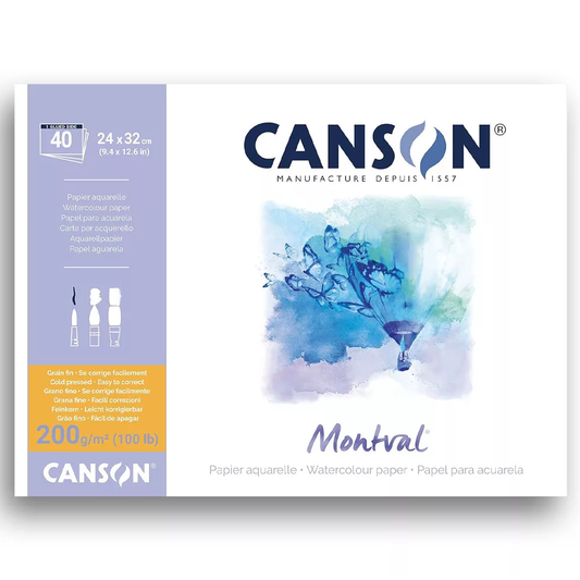 Canson Montval akvarelltömb, 300gr