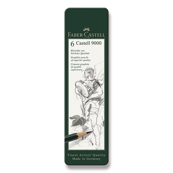 Faber-Castell CASTELL 9000 grafitceruza készlet, 6db-os