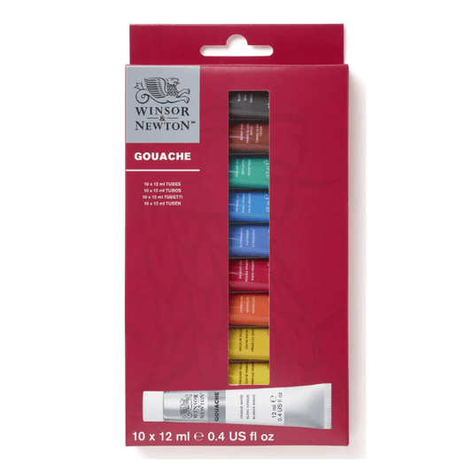 Winsor & Newton Gouache készlet, 10x12 ml