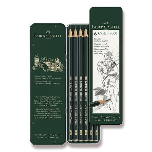 Faber-Castell CASTELL 9000 grafitceruza készlet, 6db-os