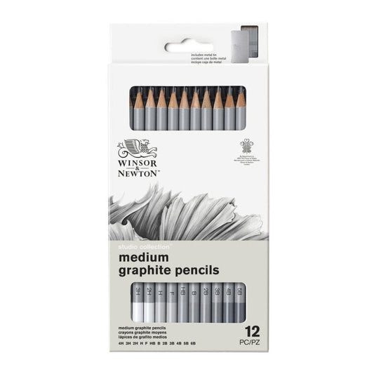 Winsor & Newton grafitceruza készlet, 4H-6B - 12 db