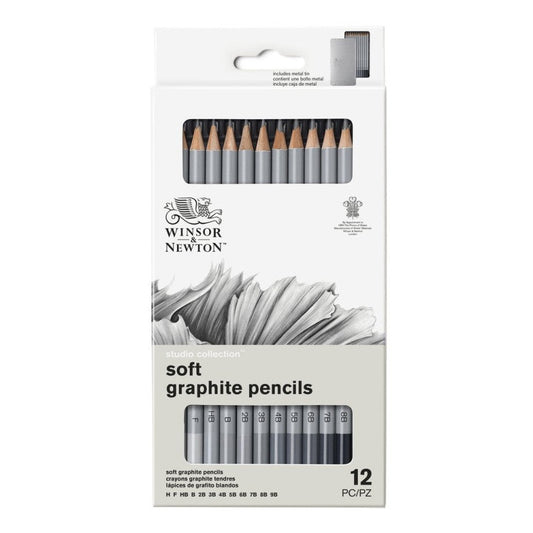 Winsor & Newton grafitceruza készlet, H-9B - 12 db