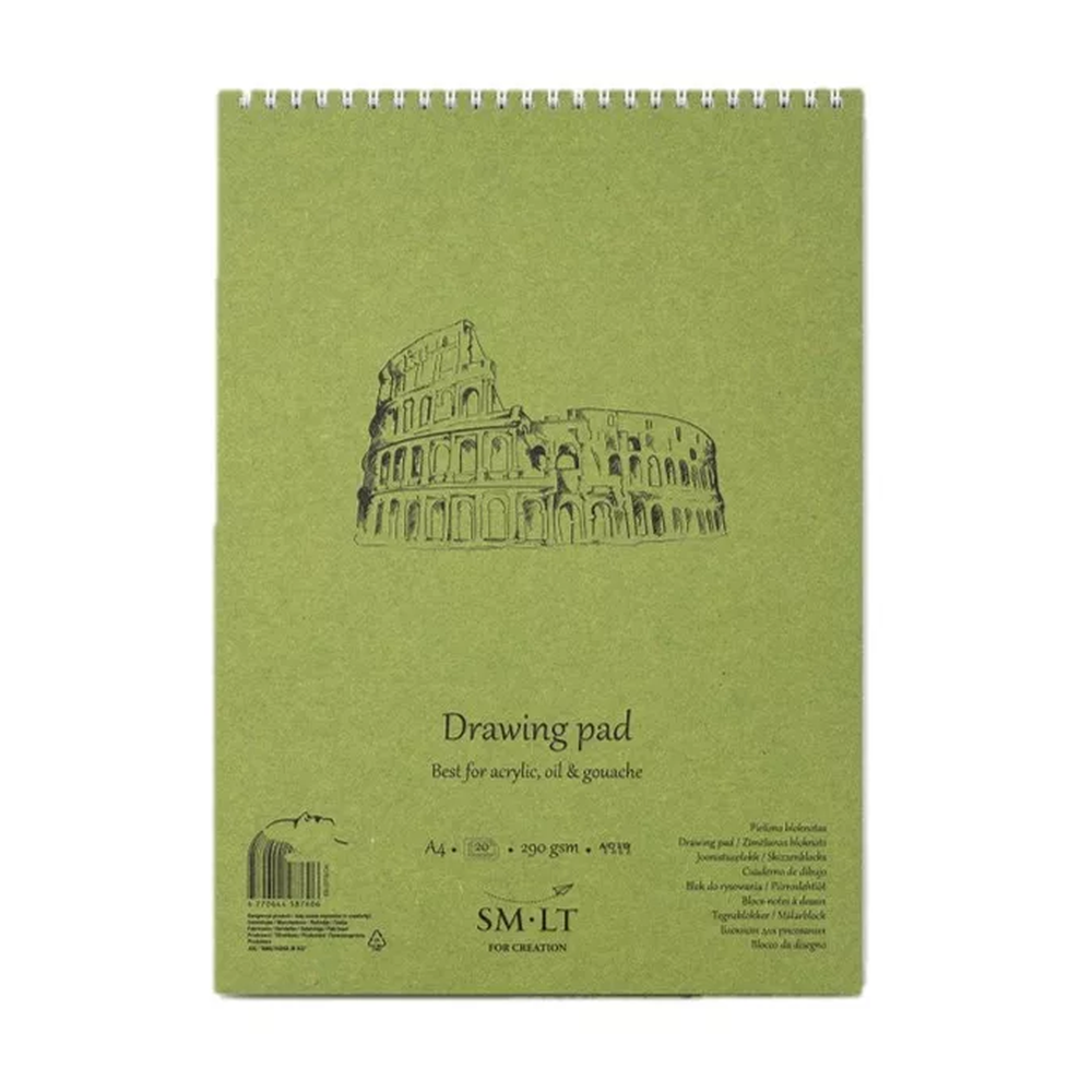 SMLT Drawing Pad akriltömb, 290gr, 20 lap
