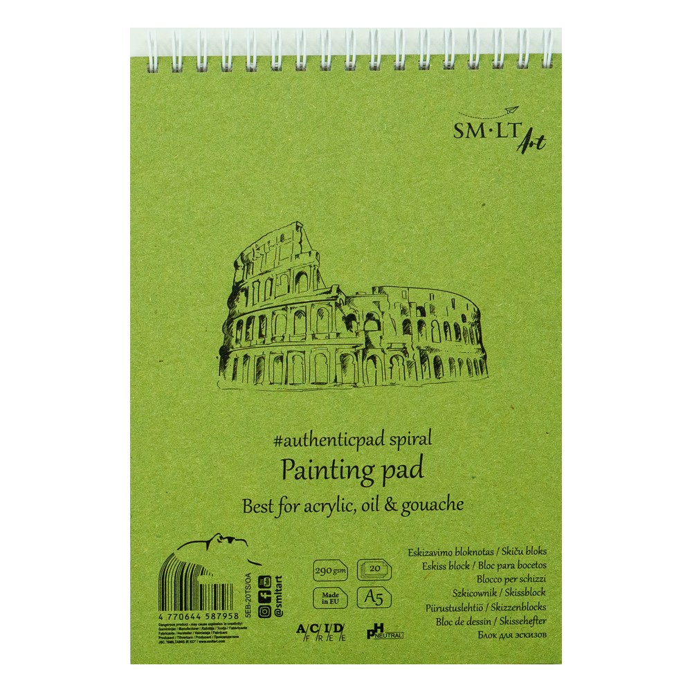 SMLT Drawing Pad akriltömb, 290gr, 20 lap