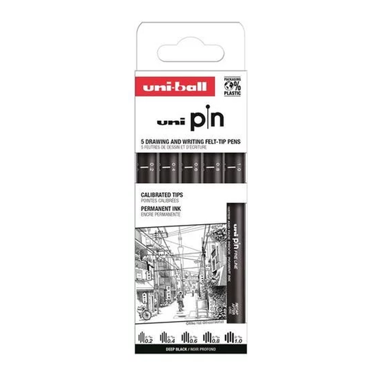 UNI PIN Classic tűfilc készlet, 5db