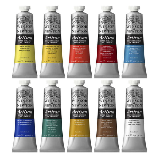 Winsor & Newton Artisan vízzel hígítható olajfesték készlet - 10x37 ml
